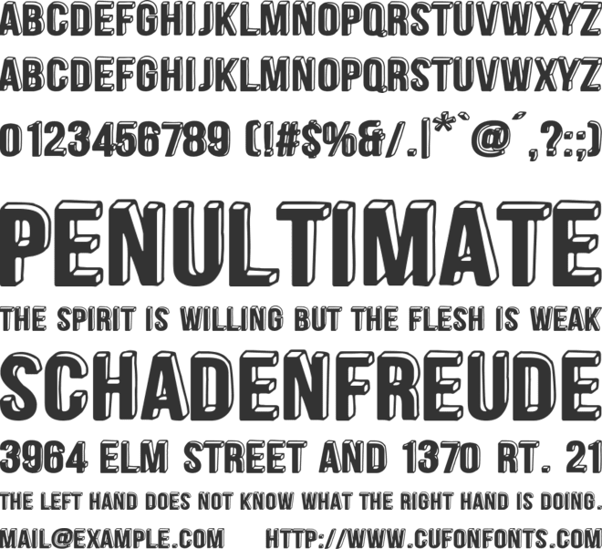 Vanitas Vanitatum font preview