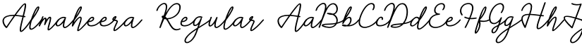 Almaheera Regular font