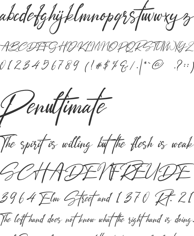 Astthilla Beltaden font preview