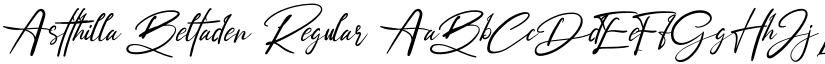 Astthilla Beltaden Regular font