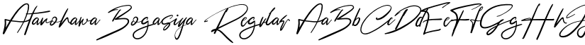 Atanohawa Bogasiya font download