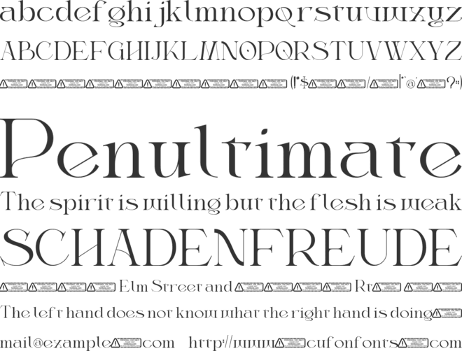 Thanjidor font preview