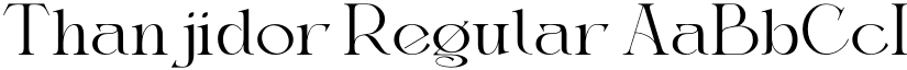 Thanjidor Regular font