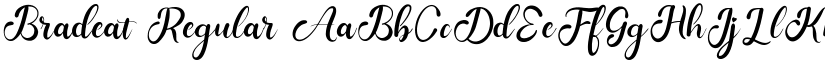 Bradeat font download