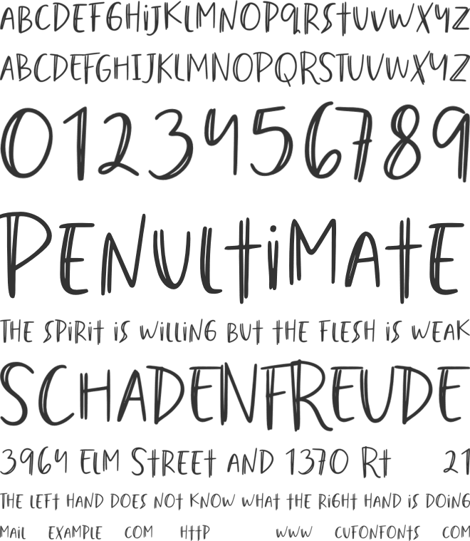 Sugar Plum font preview