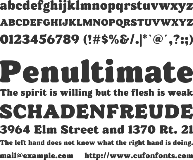 Donut Shop font preview