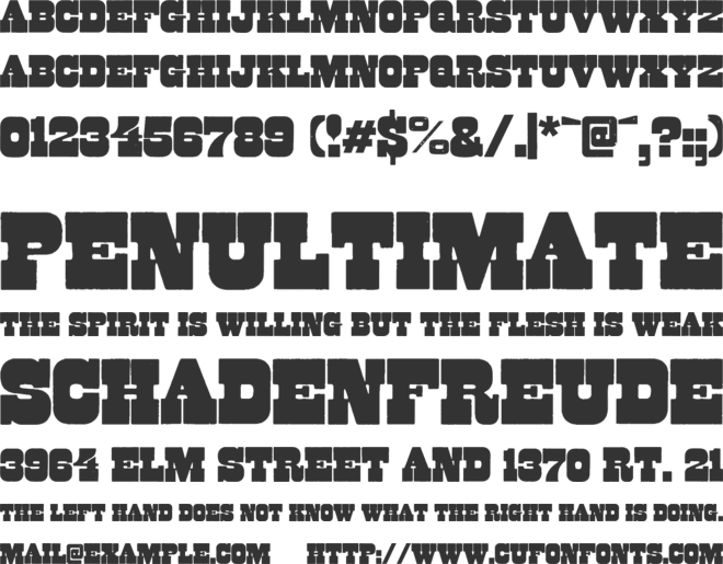 Mazzaropi font preview