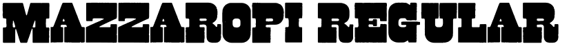 Mazzaropi Regular font