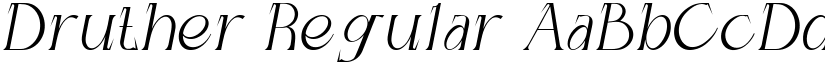 Druther Regular font