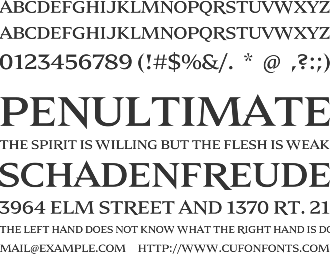 Wakanda 4 Ever font preview