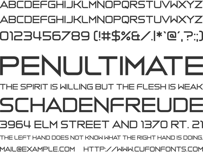 Vermillion 22 font preview