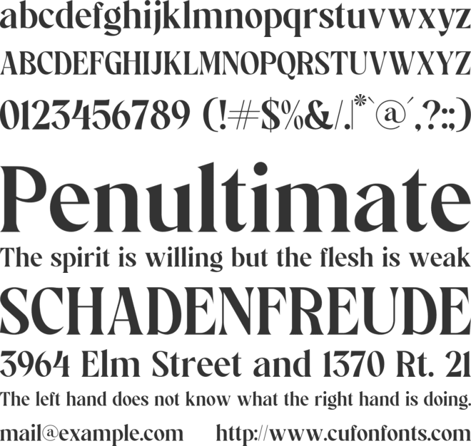 Stanley font preview