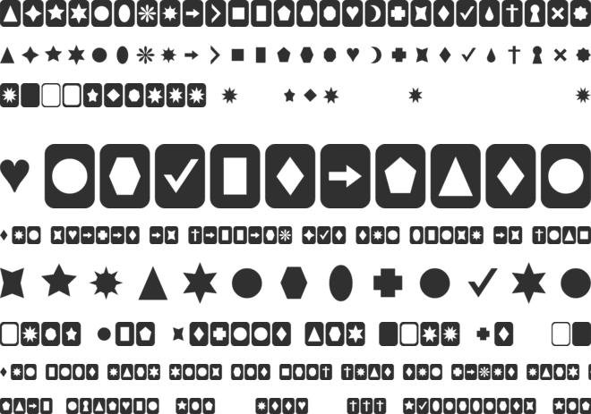 Cut Outs for 3D FX font preview