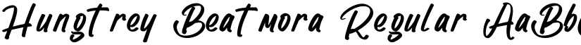 Hungtrey Beatmora Regular font