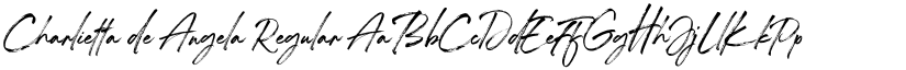 Charlietta de Angela Regular font