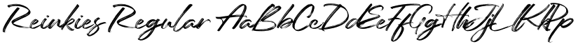 Reinkies Regular font