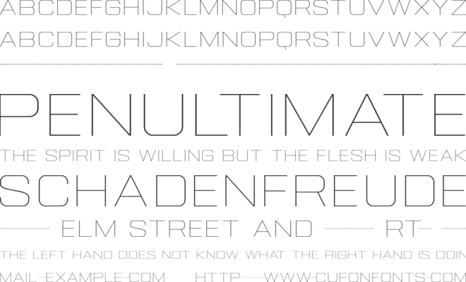 Gemsbuck 01 font preview