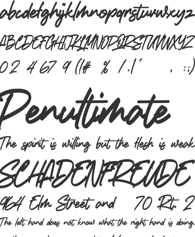 Kostanalliet font preview