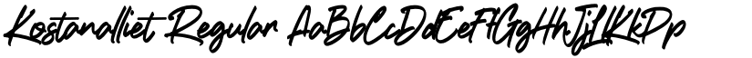 Kostanalliet font download