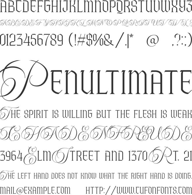 Leomarle free version font preview