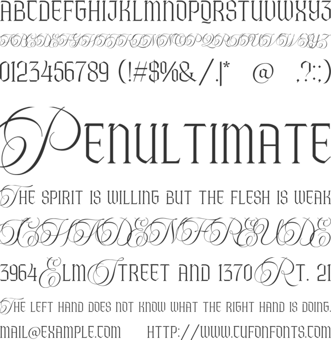 Leomarle free version font preview