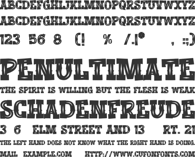 Modern Cowboys font preview