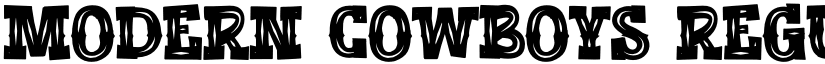Modern Cowboys Regular font