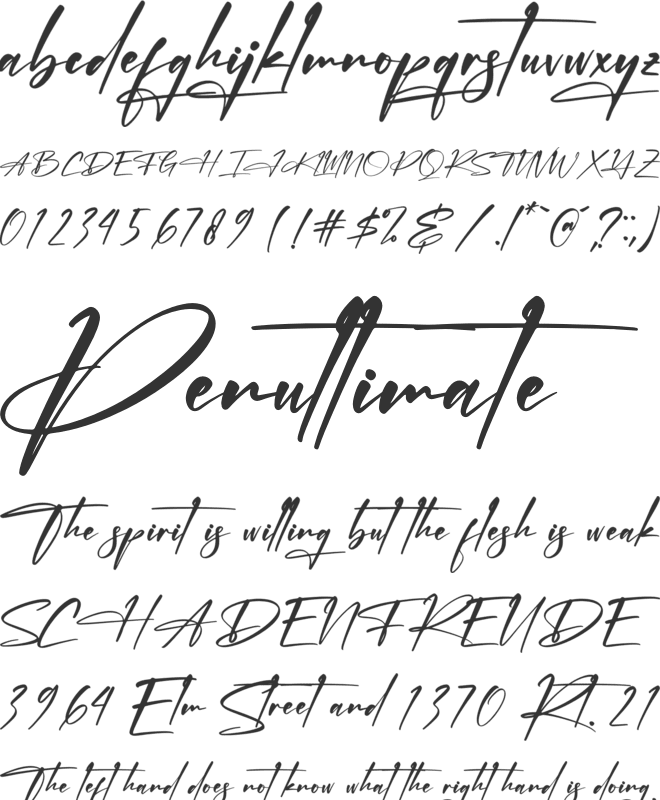 Jonathan Hetegral font preview