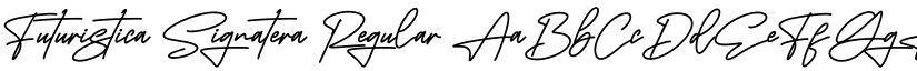 Futuristica Signatera Regular font