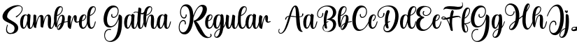 Sambrel Gatha Regular font