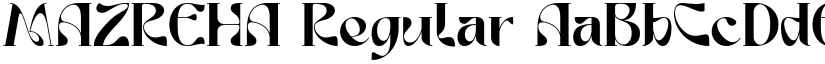 MAZREHA font download