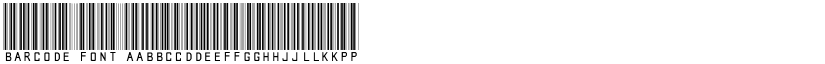 barcode font font