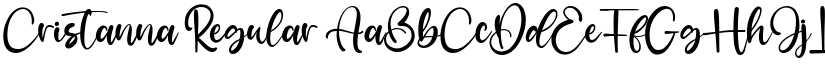 Cristanna Regular font