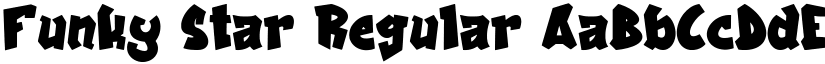 Funky Star Regular font