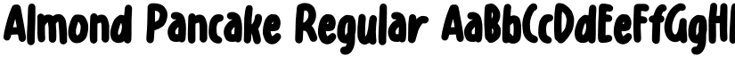 Almond Pancake Regular font