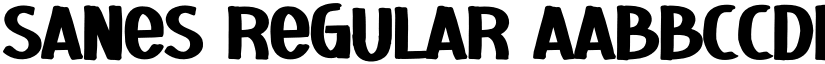 Sanes Regular font