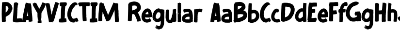 PLAYVICTIM font download