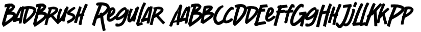 BadBrush font download