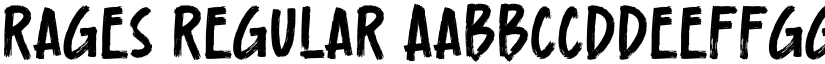 Rages Regular font