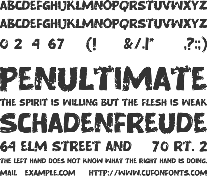 Murray Corn font preview