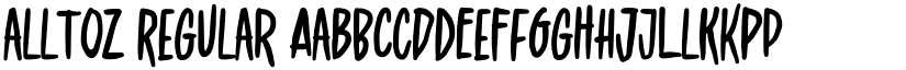 alltoz Regular font