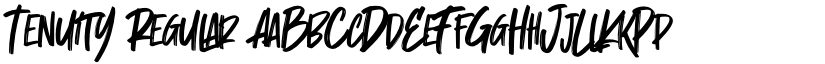 Tenuity Regular font