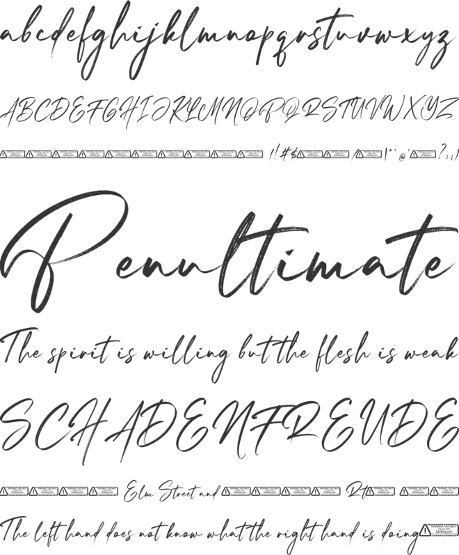 Sutralah font preview