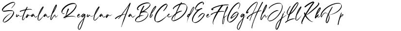 Sutralah Regular font