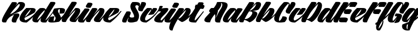 Redshine font download