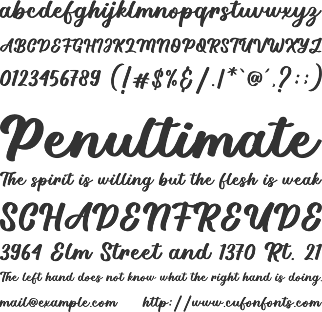 Black Vintage font preview