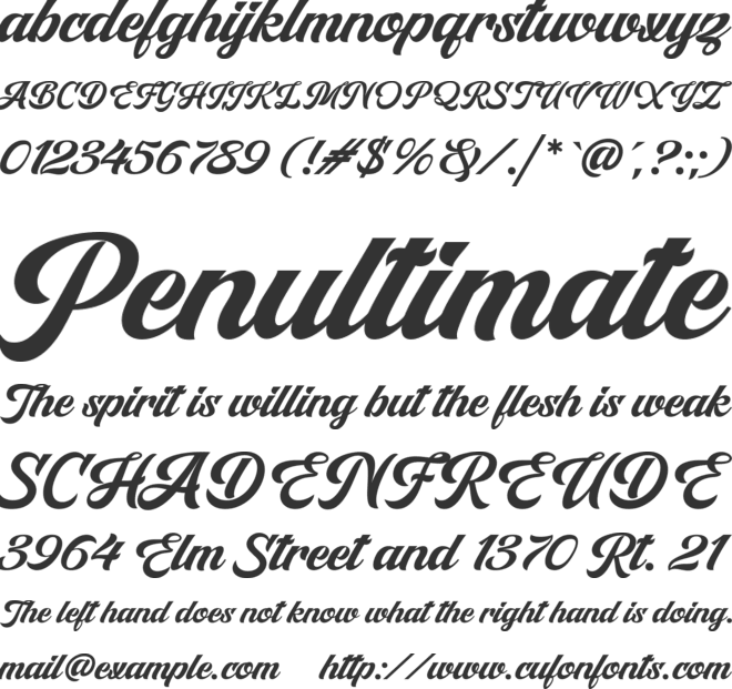 Black Stars font preview