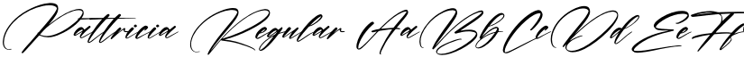 Pattricia Regular font