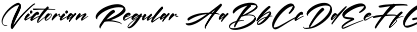 Victorian Regular font