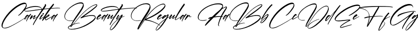 Cantika Beauty font download
